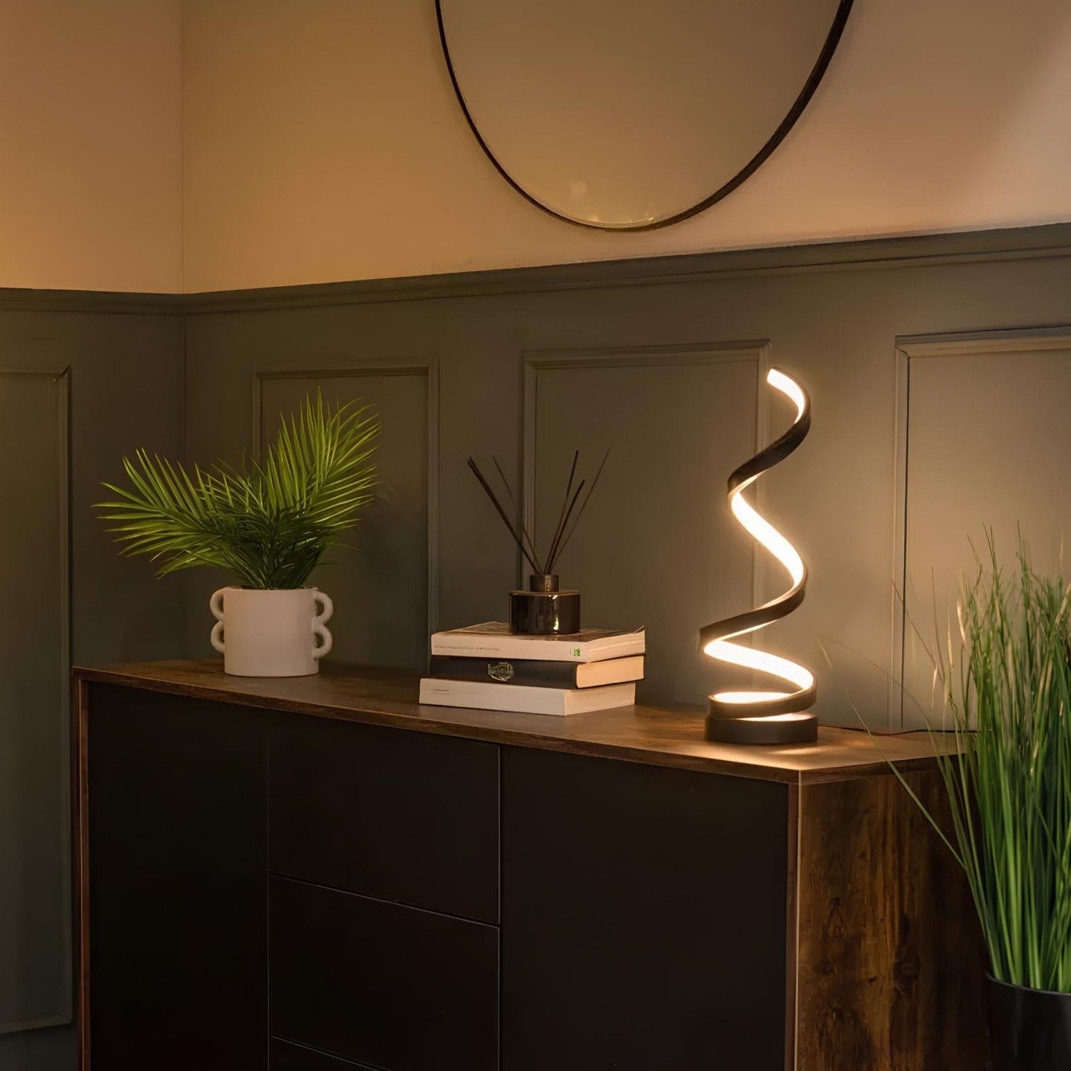 BowLift | LED Table Lamp Modern Spiral Design