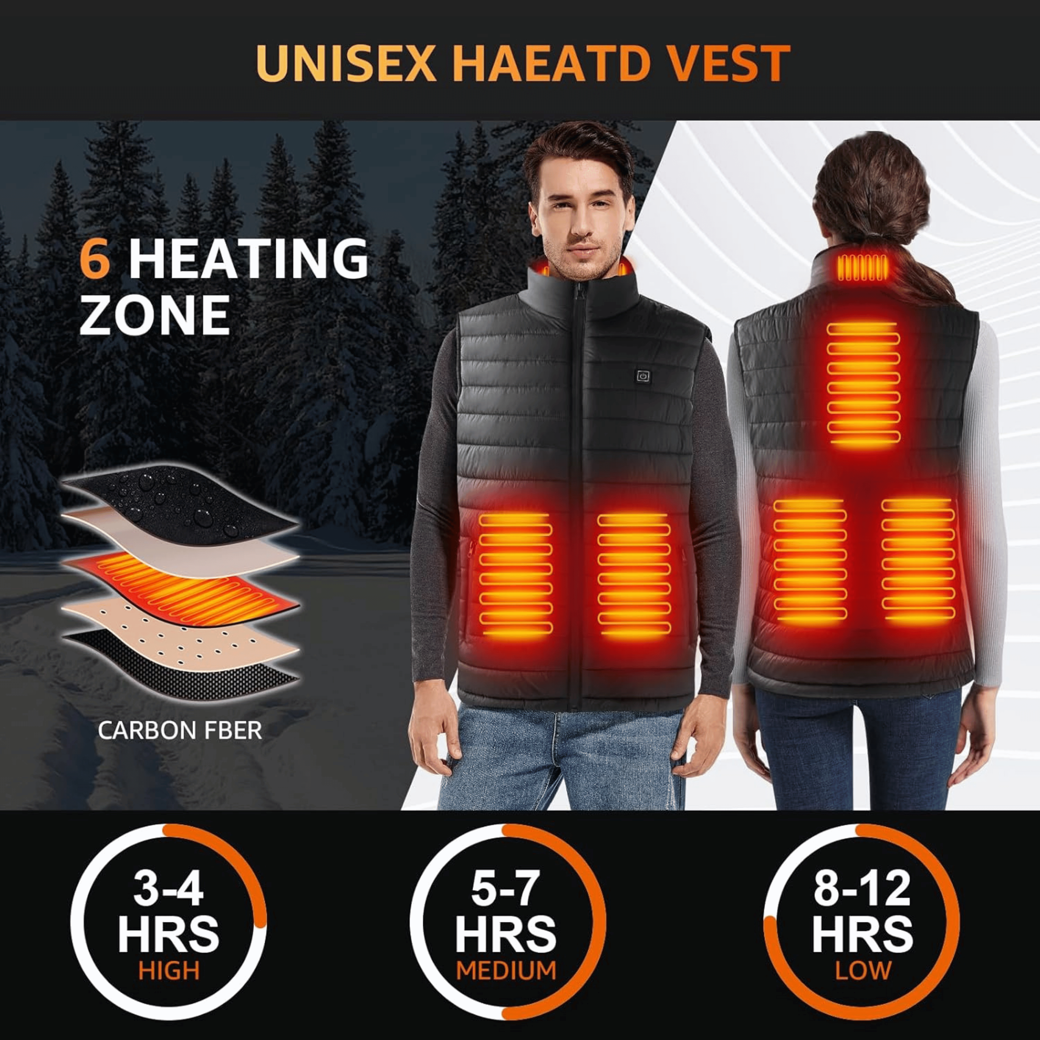 BowLift | Heated Gilet – Lightweight Body Warmer Heated Jacket for Ultimate Comfort