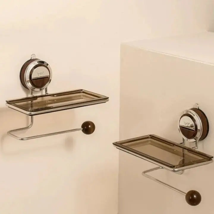 BowLift | Drill-free toilet paper holder made of stainless steel