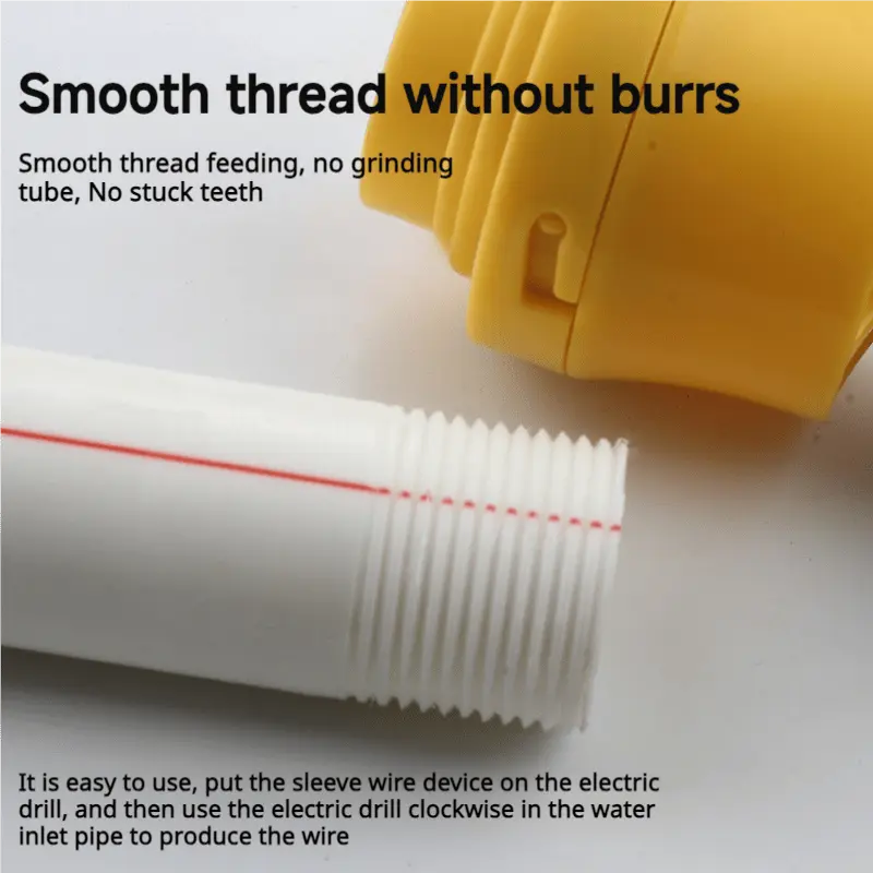 BowLift | Drill attachment for thread cutting – Suitable for PVC & water pipes