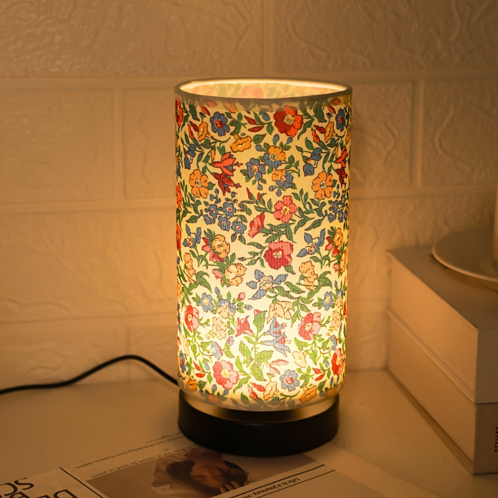 BowLift | Botanical Floral Fabric Lighting Table Lamp