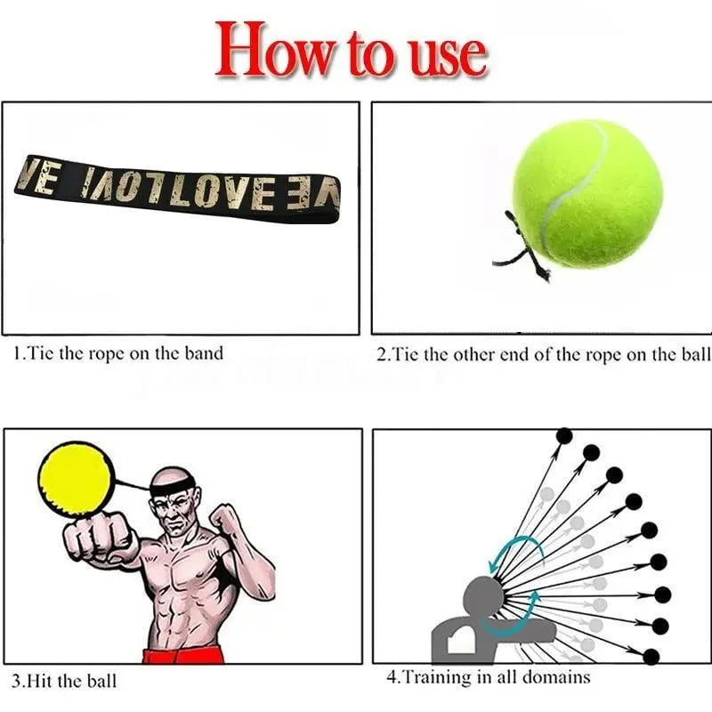 BowLift | Box Reflex Ball with Headband – Reaction & Coordination Training for Home