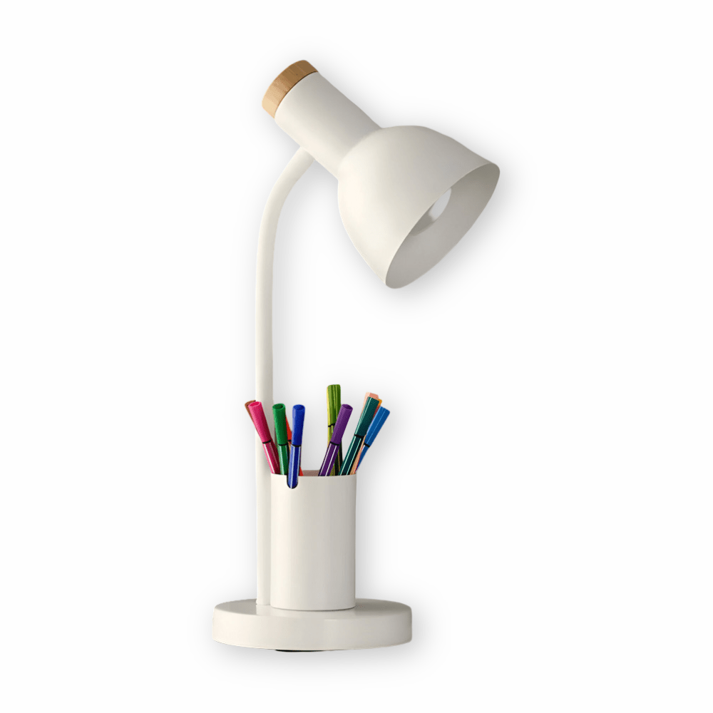BowLift | LED Table Lamp with Pen Holder for Organization & Style