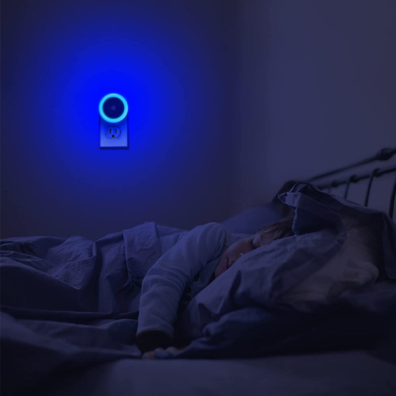 BowLift | Night lights plug into the wall [4Pack], night light with light sensors, LED night light for the children's room, baby night light, bathroom night light, stair lights, hallway light