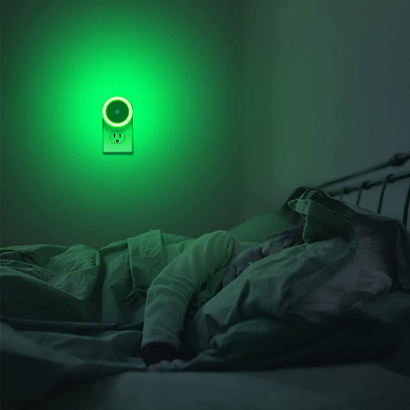 BowLift | Night lights plug into the wall [4Pack], night light with light sensors, LED night light for the children's room, baby night light, bathroom night light, stair lights, hallway light