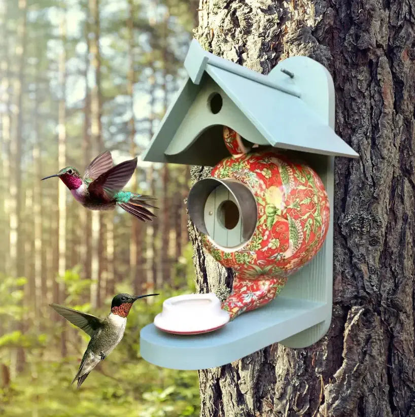 BowLift | Colorful Teapot Birdhouse
