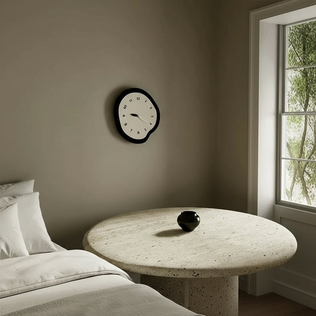 BowLift | Contemporary Abstract Wall Clock with Sleek Acrylic Finish