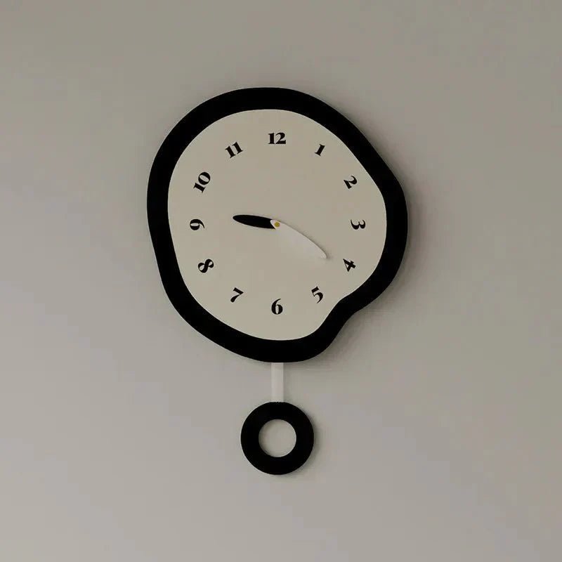 BowLift | Contemporary Abstract Wall Clock with Sleek Acrylic Finish