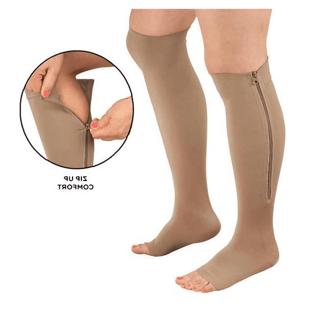 BowLift | Compression stockings with zipper for improved circulation
