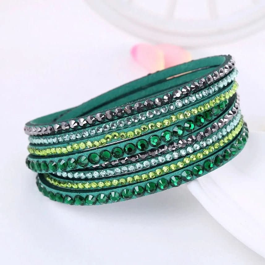BowLift | Elegant Wrap Bracelet with Crystals for Women