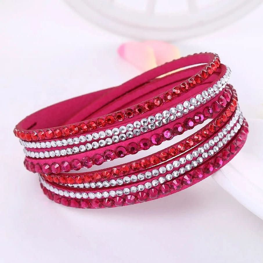 BowLift | Elegant Wrap Bracelet with Crystals for Women