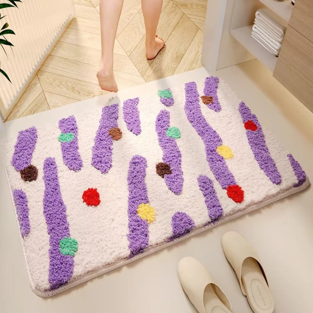 BowLift | Candy Color Clash Bath Mat