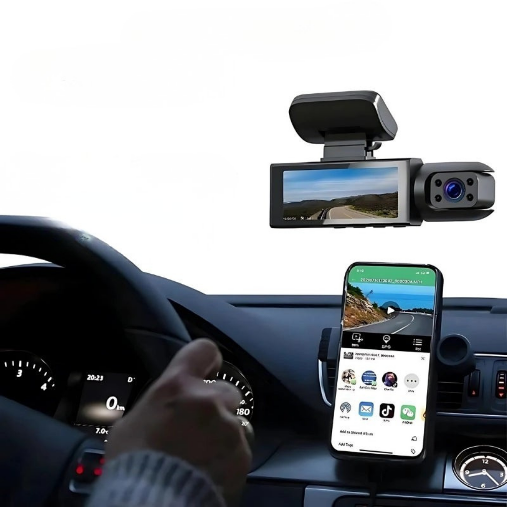BowLift | Car Dash Camera Dual Lens WiFi Night Vision Recording