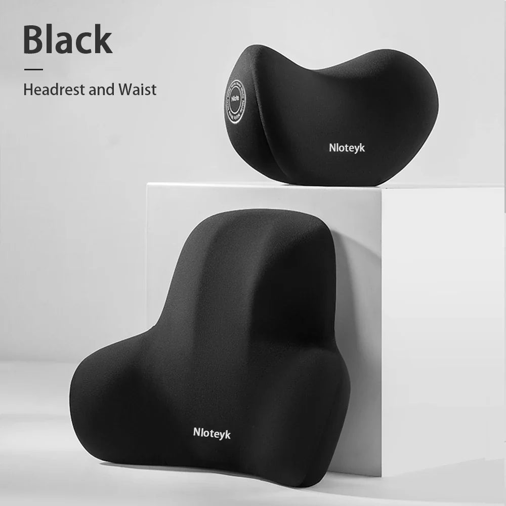 BowLift | Car Lumbar Support Back Cushion and Neck Pillow