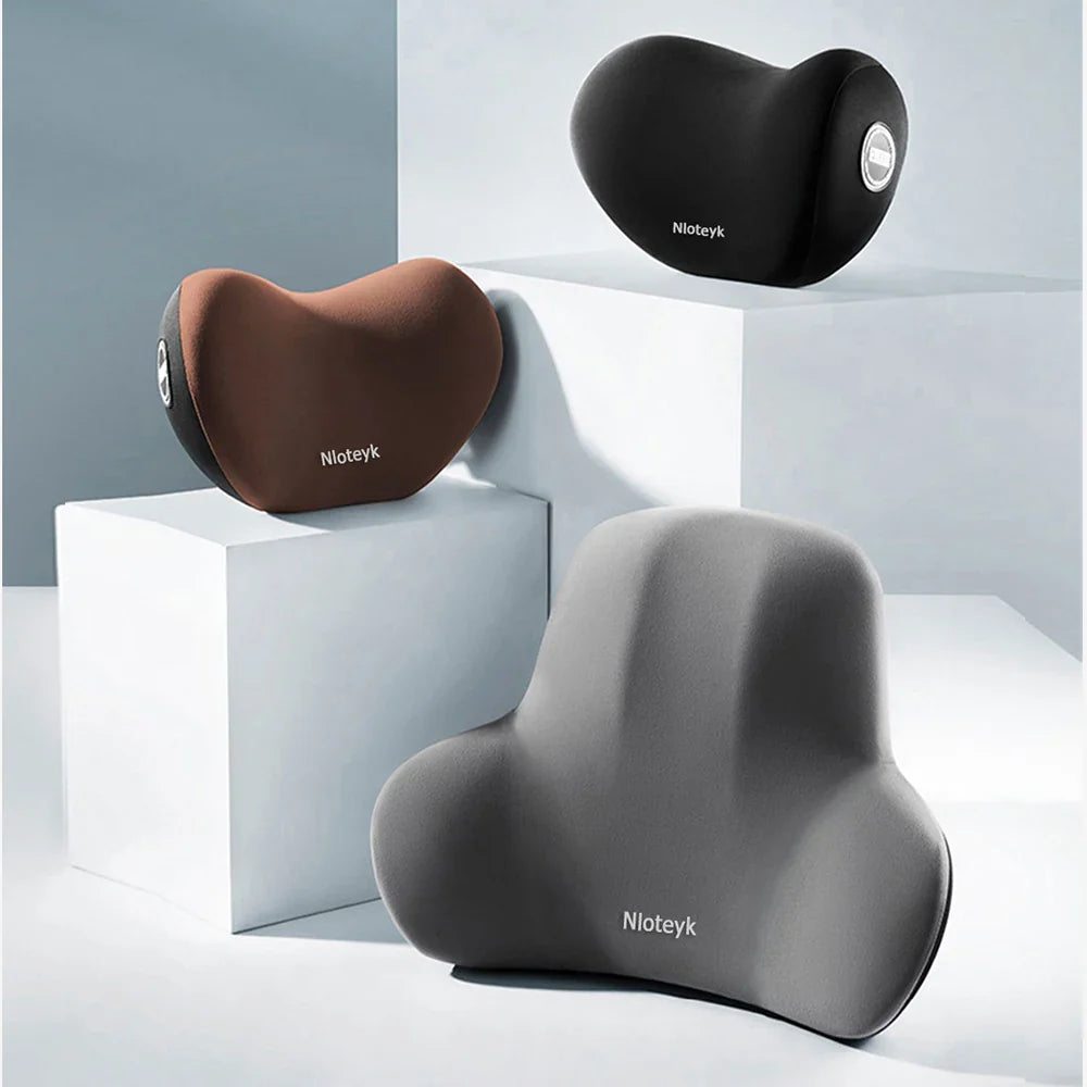 BowLift | Car Lumbar Support Back Cushion and Neck Pillow