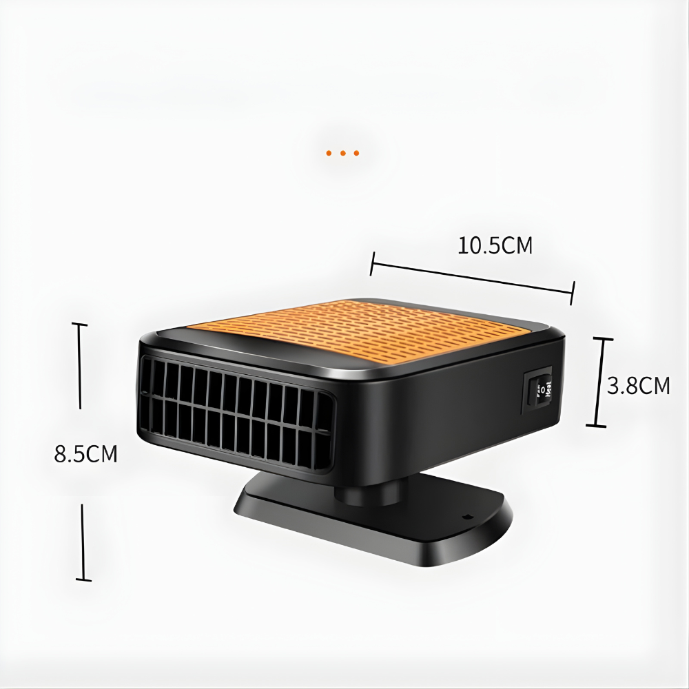 BowLift | Car Heater Defroster 12V Portable Windshield Fan Rapid Demist