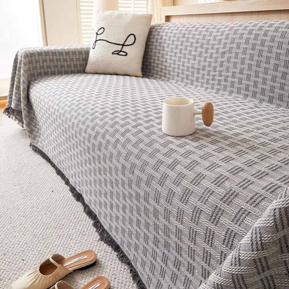 BowLift | Casa Serene Geometric Sofa Cover