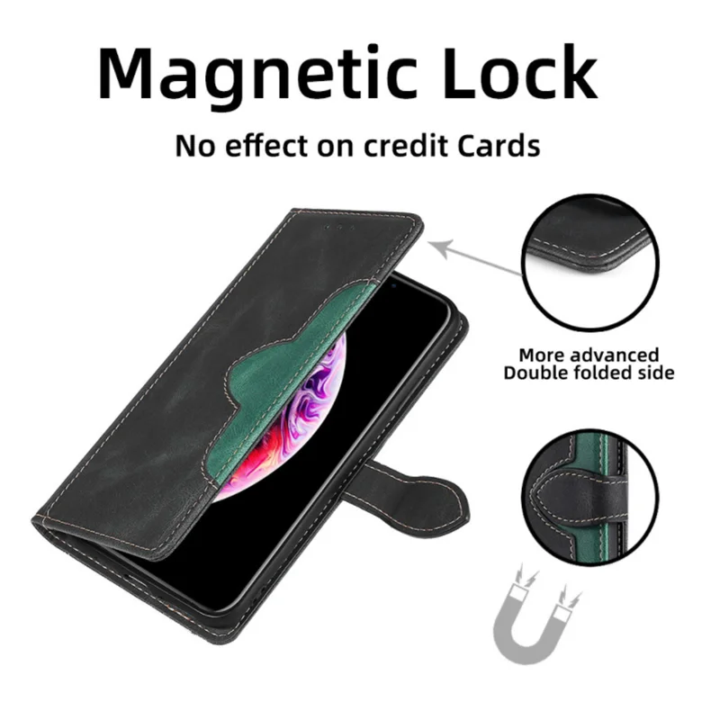 BowLift | Wallet Magnetic Flip Leather Case for iPhone