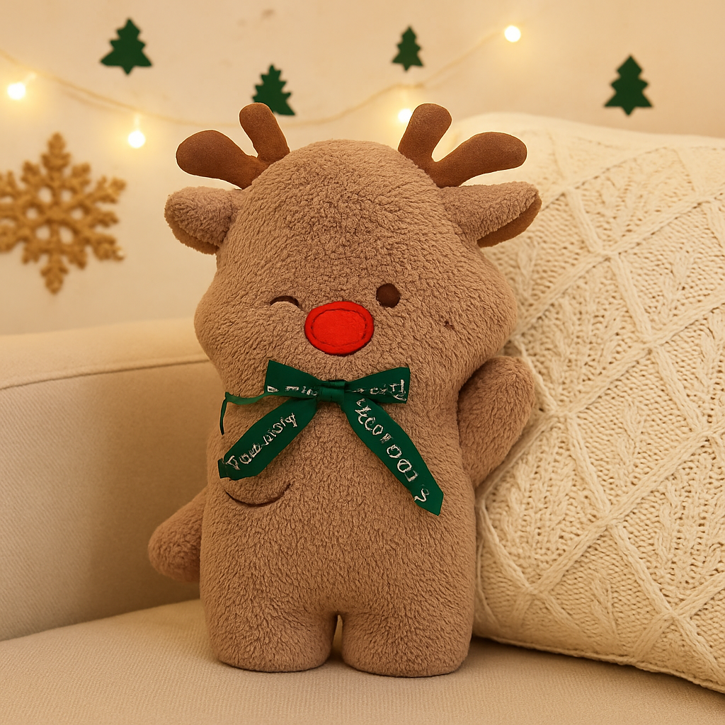BowLift | Everjoy Plush Christmas Cushion – Festive Cuddle and Decorative Piece for Cozy Rooms