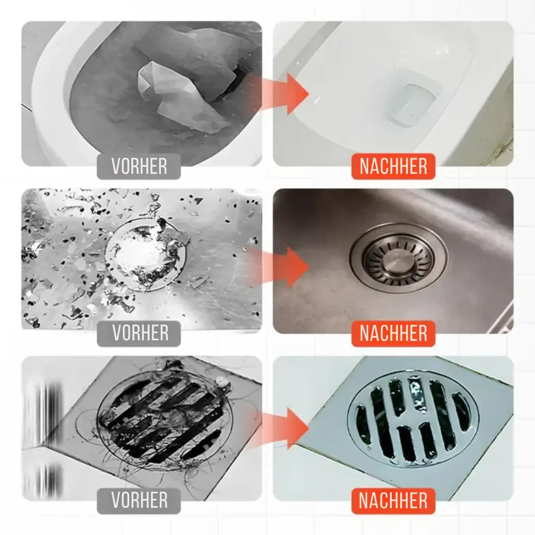 BowLift | Chemical-free high-pressure drain cleaner with ergonomic handle