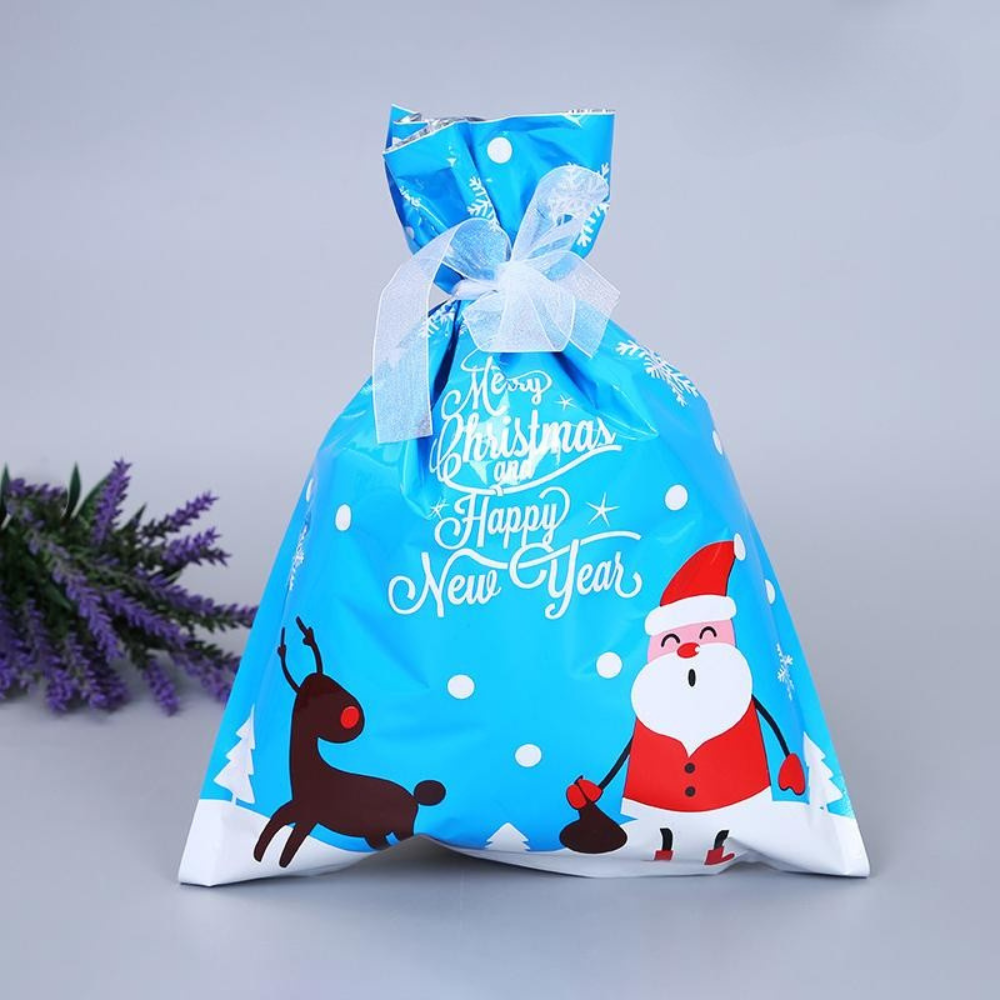BowLift | Christmas Gift Bag Set Reusable Foil Holiday Wrapping Bags