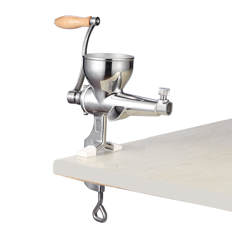 BowLift | Household Stainless Steel Manual Wheatgrass Juicer, Hand-Cranked Fruit Juicer, Juicer Residue And Juice Separation