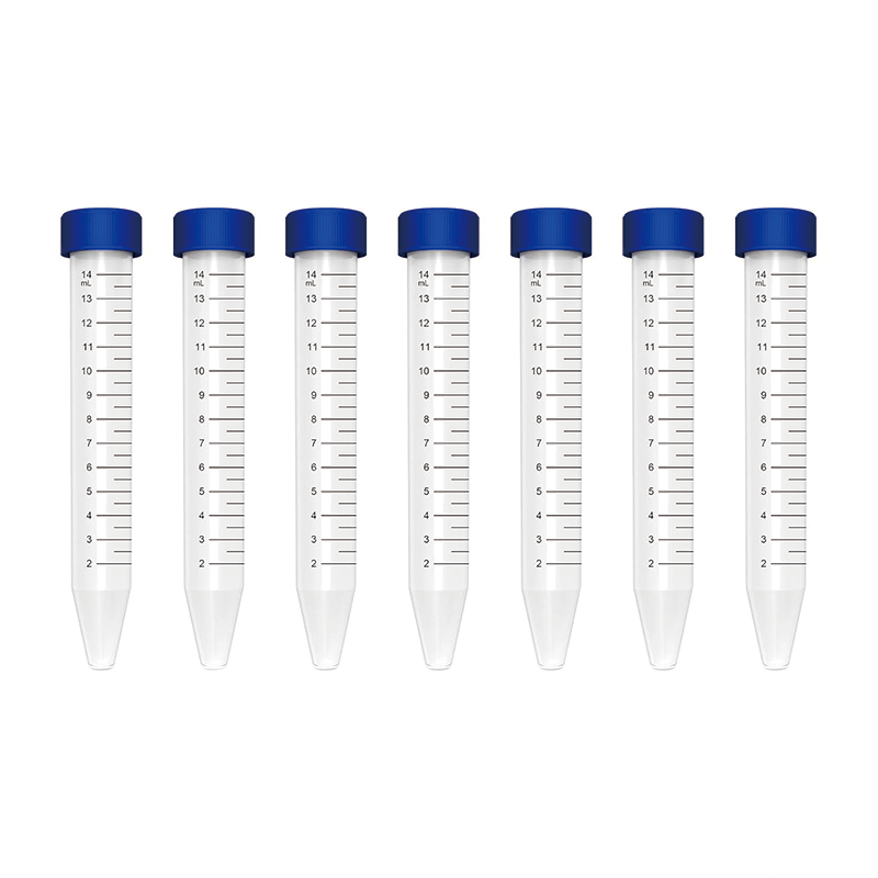BowLift | 15ml Conical Centrifuge Tubes, Sterile Plastic Tubes with Screw Caps, Plastic Graduated and Write Marks Test Container (100pcs)