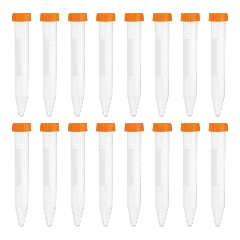 BowLift | 15ML Conical Centrifuge Tubes, Plastic Centrifuge Tubes with Leak-Proof Screw Caps and Graduated Marks (20 Pcs)