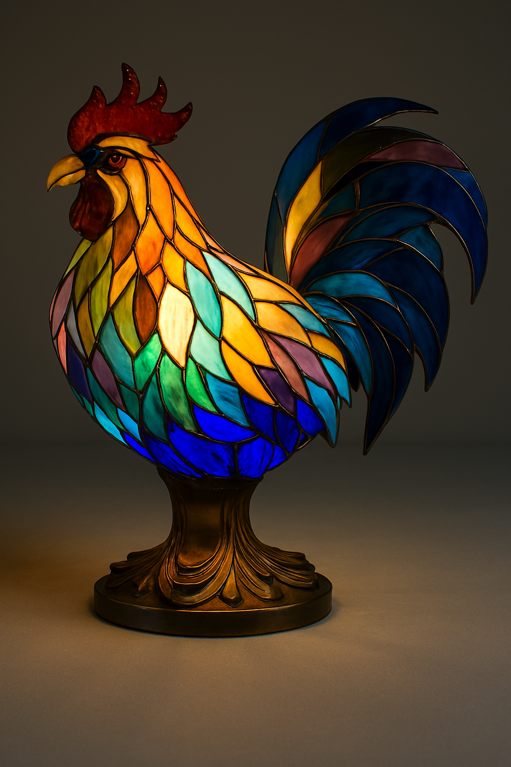 BowLift | Animal Stained Glass Table Lamp Ornament