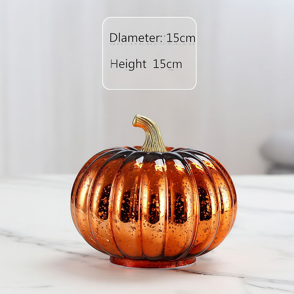 BowLift | Halloween Decorations Glass Pumpkin LED Lights Set