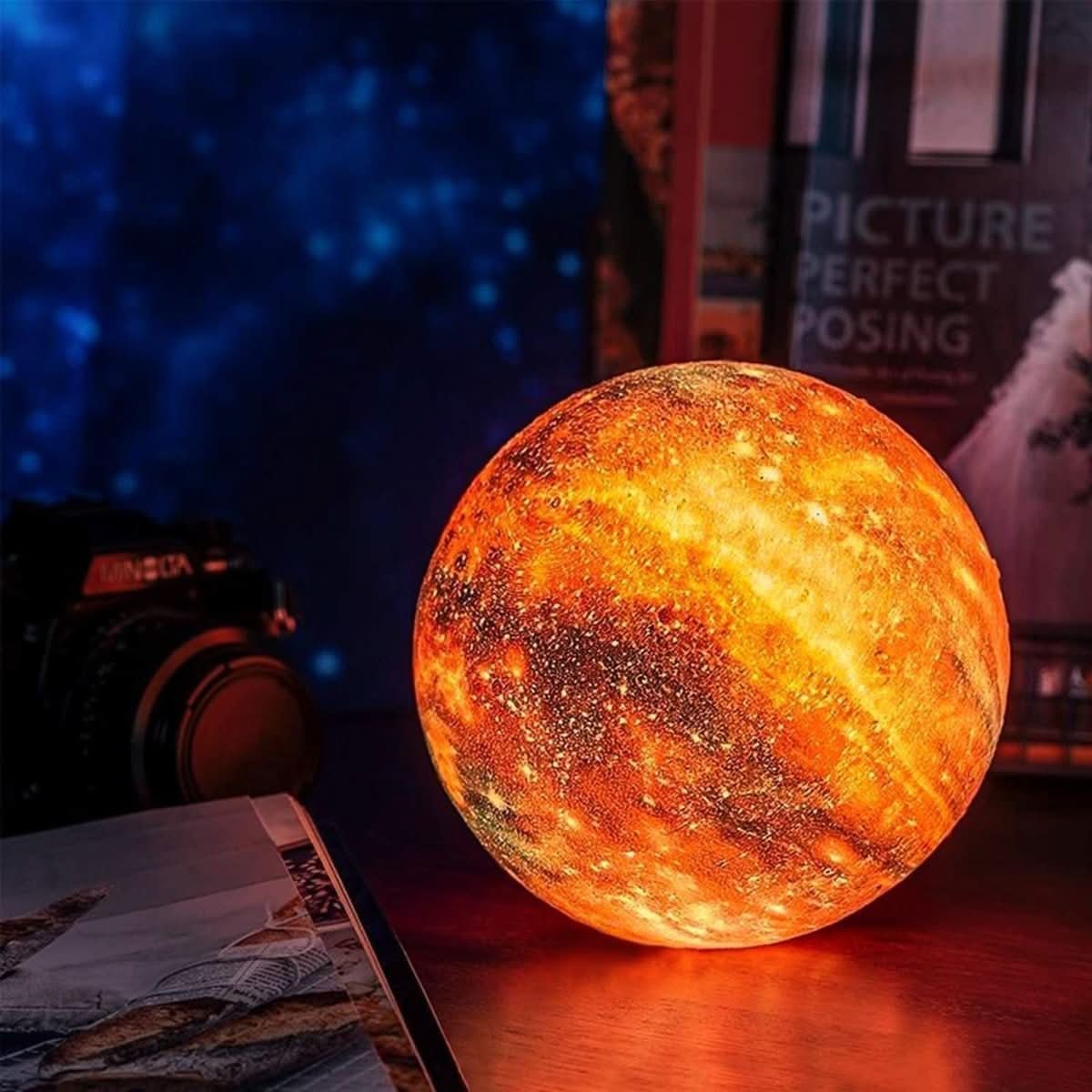 BowLift | Color Change Moon Lamp with Practical Remote Control