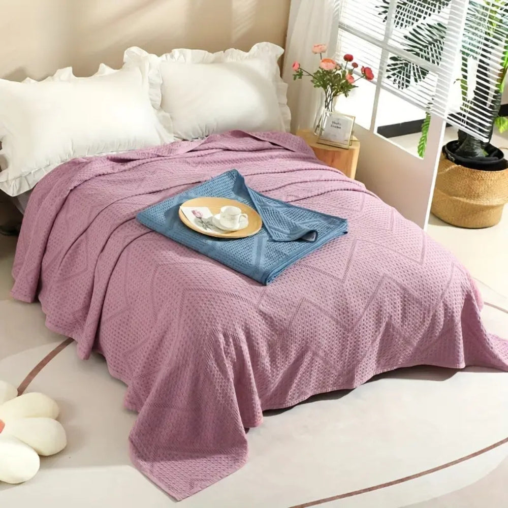BowLift | Cotton Nest Waffle Summer Blanket
