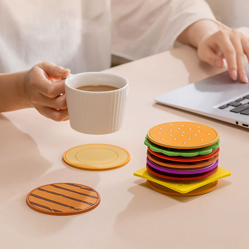 BowLift | Creative Hamburger-Shape Coaster Set