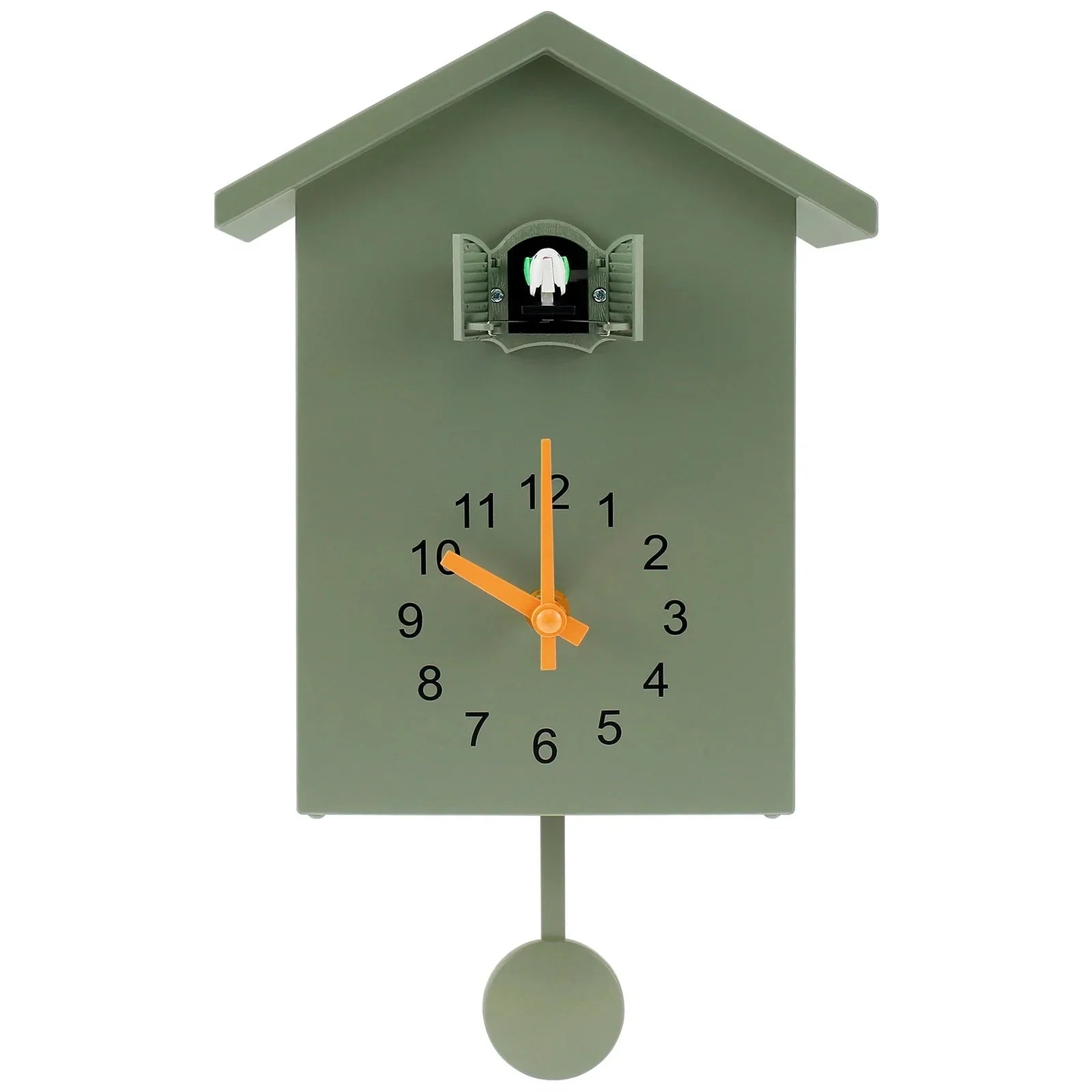 BowLift | Cuckoo Clock Cuckoo Sound Clock with Pendulum Delicate Cuckoo Clock Bird Battery Operated Cuckoo Wall Clock for Living Room Decor