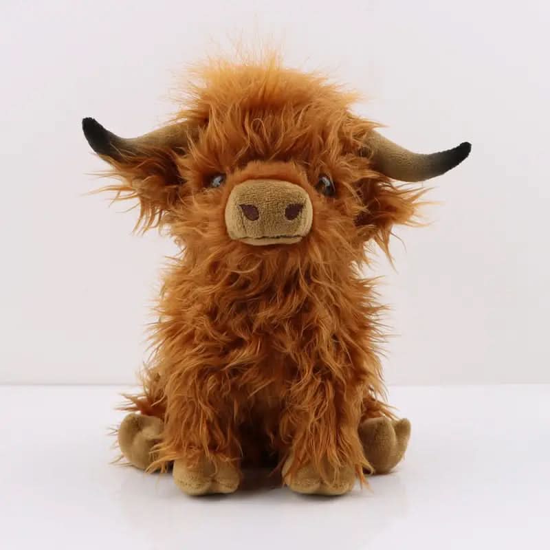 BowLift | Highland Cow Plush Toy – Soft Cuddly Comforter 25 cm