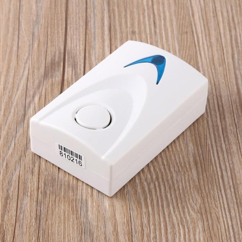 BowLift | DC3V LED Wireless Chime Doorbell Battery Powered 32 Tune Songs 1 Remote Control 1 Wireless Home Security Smart Doorbells White