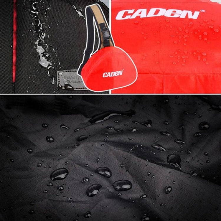 BowLift | CADEN Triangle Tscope Sling Shoulder Cross Digital Camera Bags Case Soft Bag with Rain Cover for Canon Nikon Sony K1, Size: 36*31*15cm (Army Green)