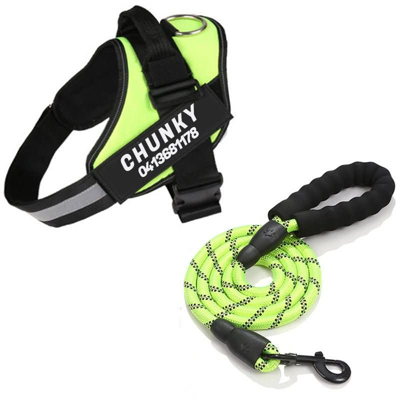 BowLift | Safety Dog Harness with Name Tag & Reflectors