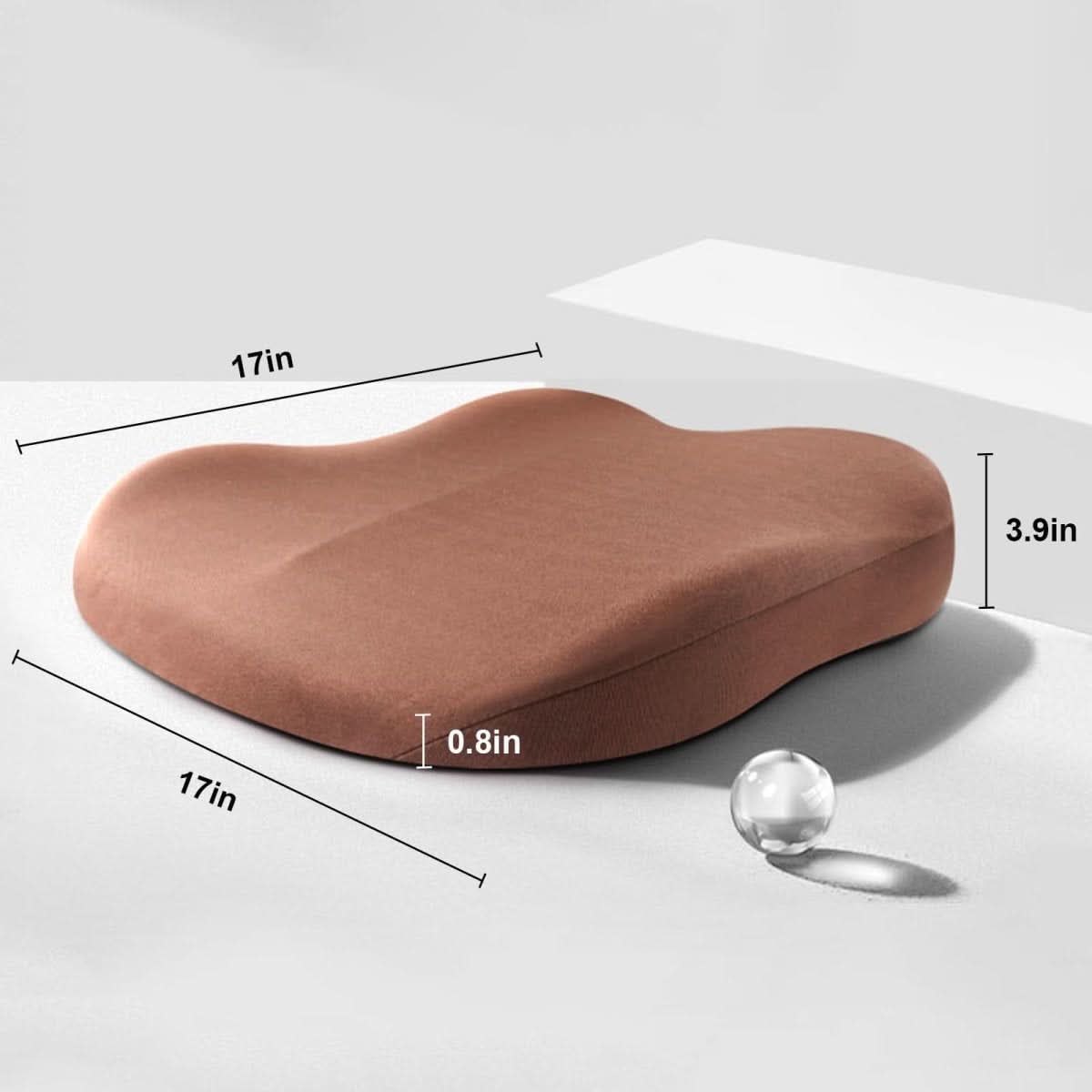 BowLift | Ergonomic Car Seat Cushion for Better Visibility and Comfort