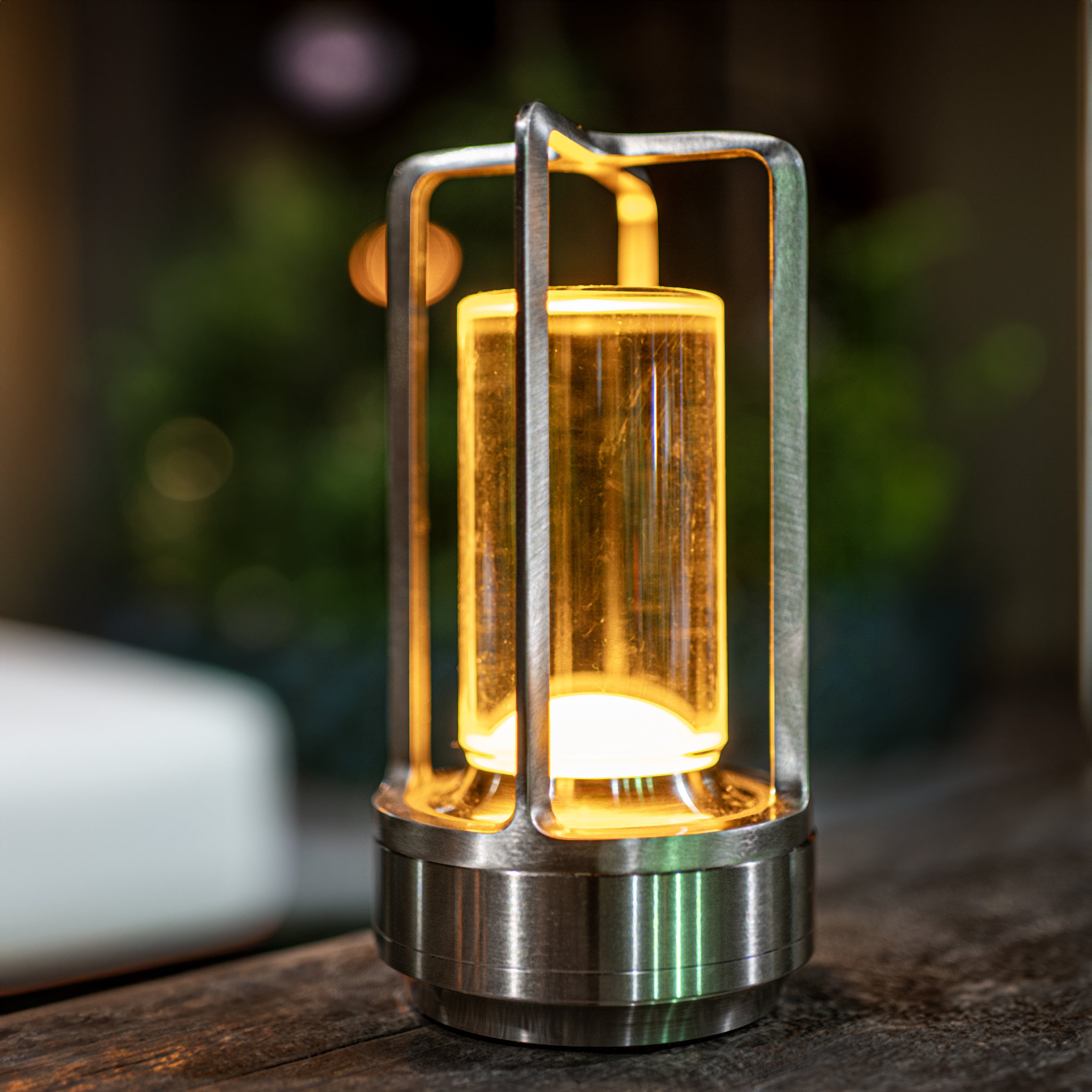 BowLift | Table Lamp Crystal Glass Rechargeable Light