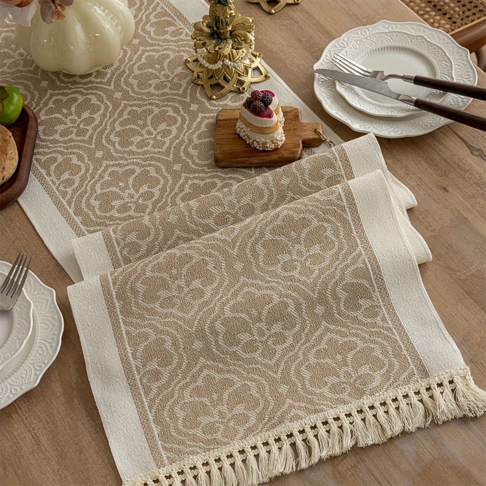 BowLift | Damask Dune Table Runner
