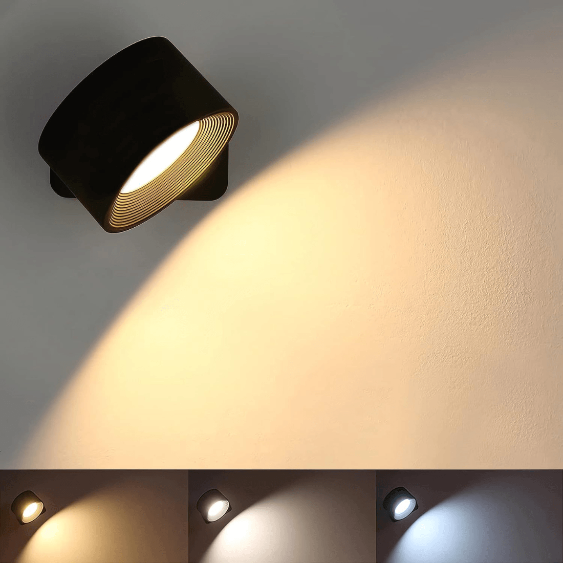 BowLift | 360° wireless rechargeable wall light | Versatile LED lighting solution