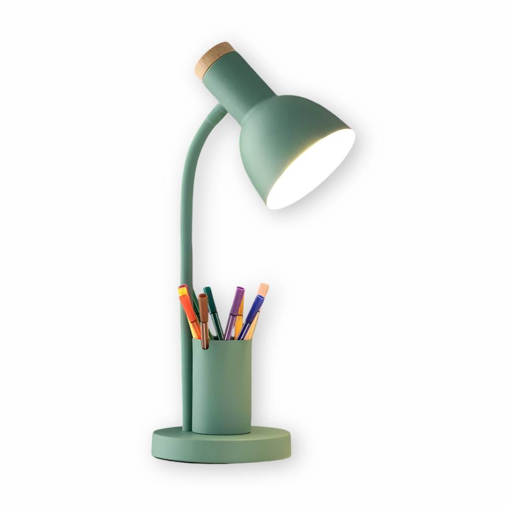 BowLift | Modern LED Table Lamp with Pen Holder