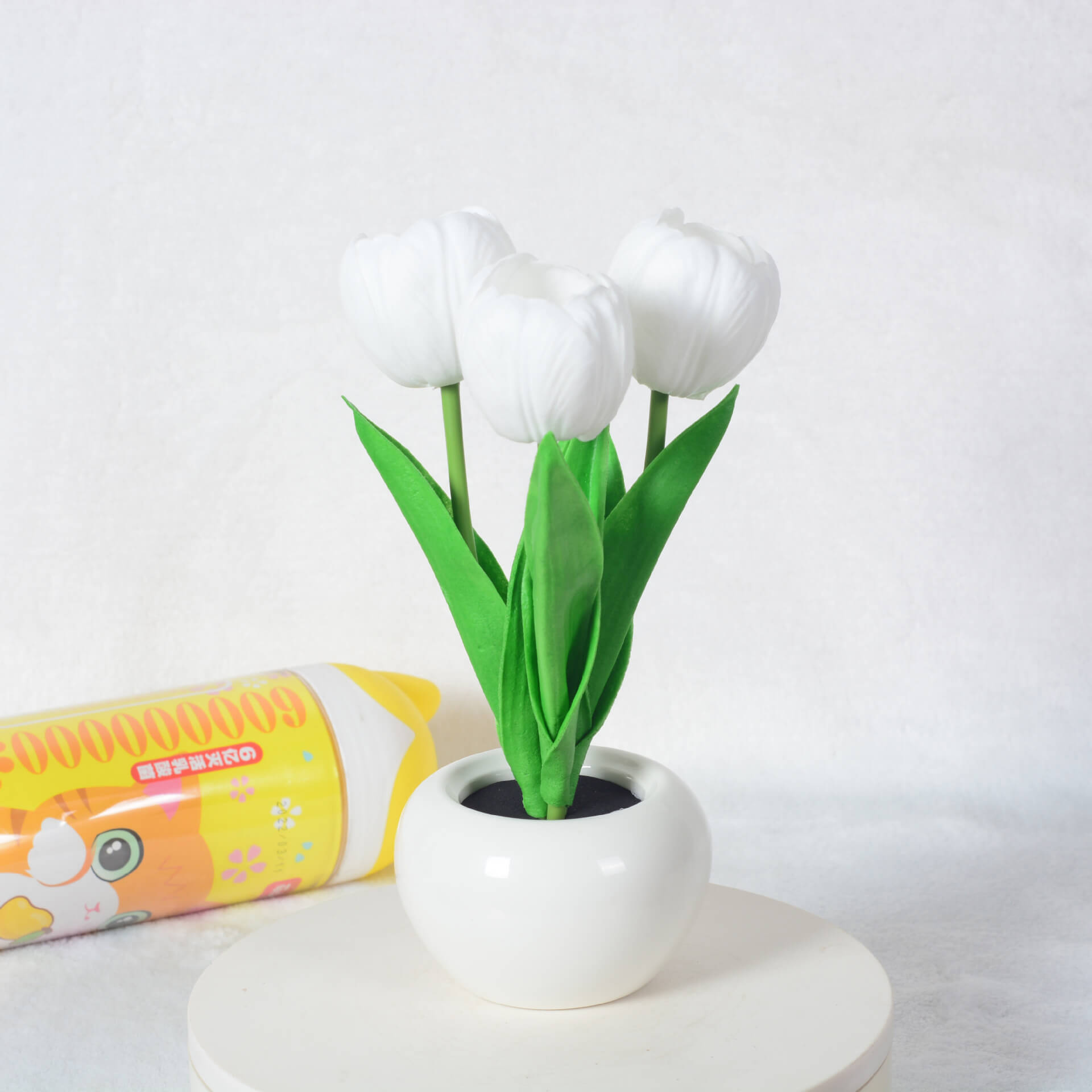 BowLift | Modern Creative Simulation Tulip Peony LED Night Light Table Lamp