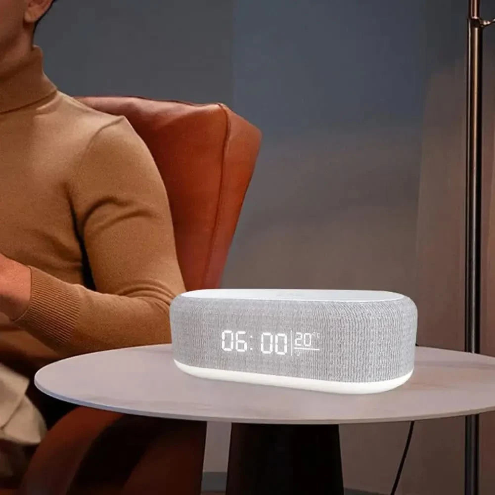 BowLift | Digital Alarm Clock with Wireless Charging and Temperature Display