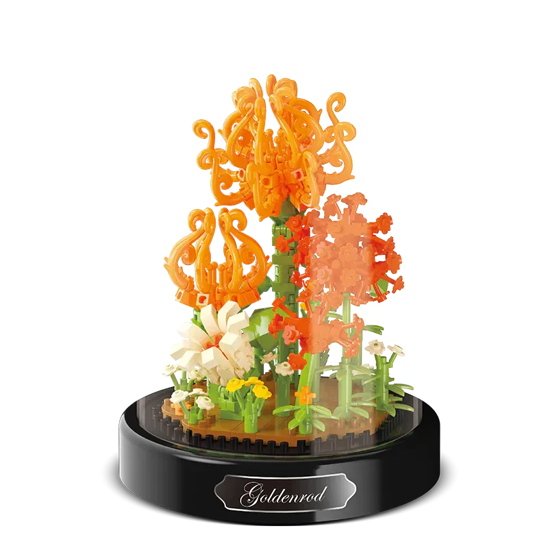 BowLift | Diy Micro Flowers Building Blocks Mini Brick Particles Eternal Life Flowers Home Decoration Assembly Puzzle Toy Kids Gift