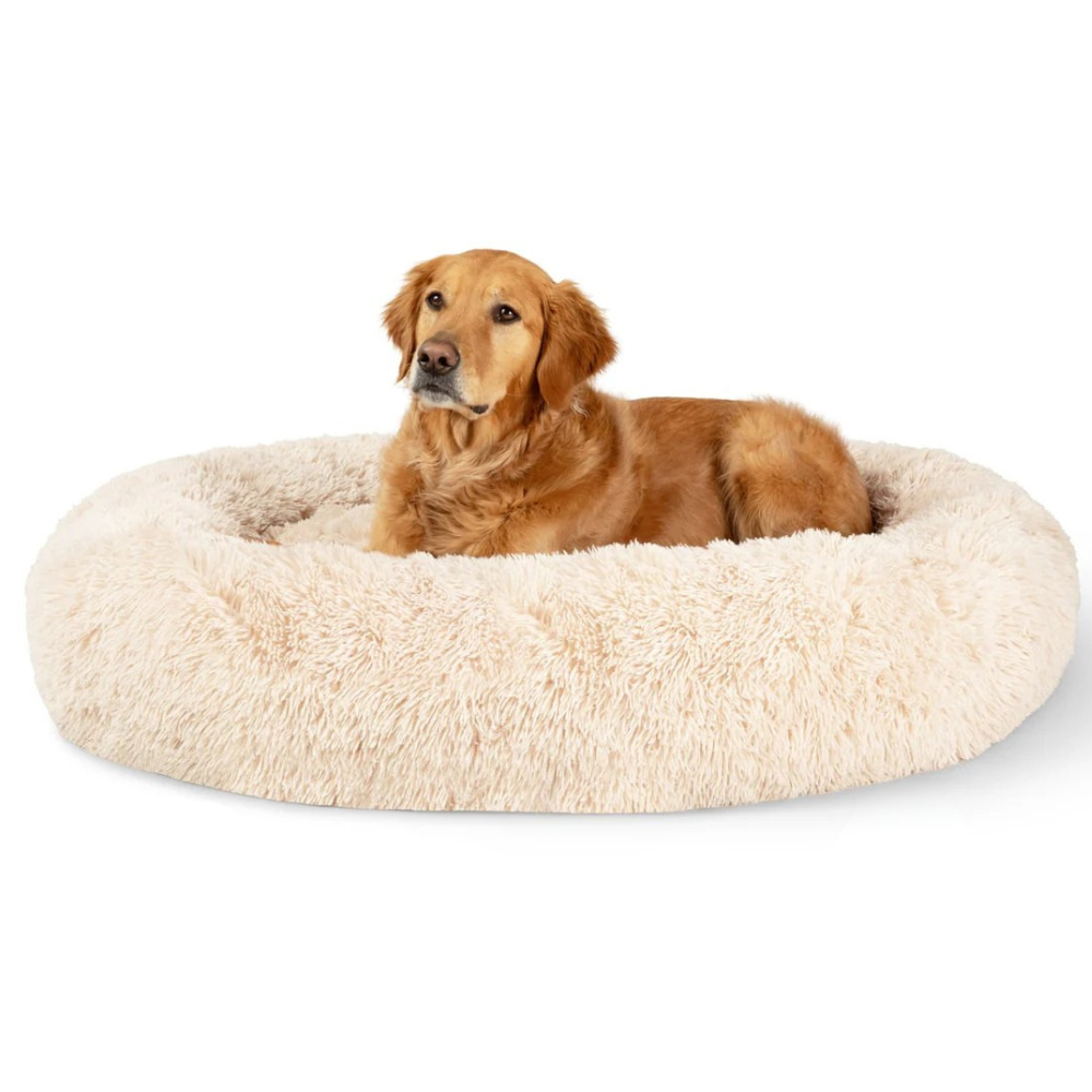 BowLift | Dog Calming Bed Soft Plush Anxiety Relief Pet Cushion