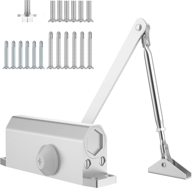 BowLift | Door Closer Automatic Door Closer Commercial or Residential Use  Door Weights 55~99 Lb Aluminum
