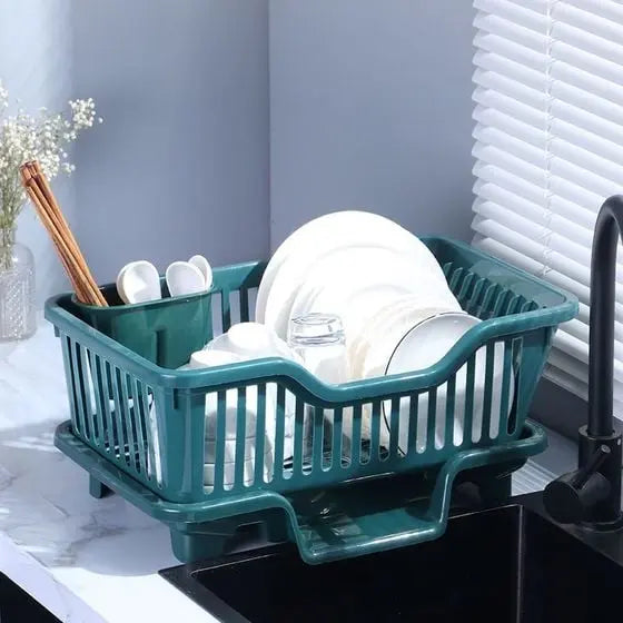 BowLift | Double-layer drying rack for dishes and cutlery – Space-saving solution