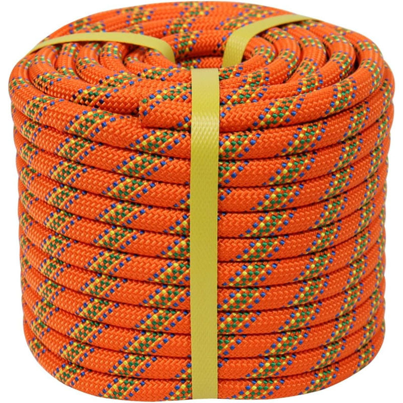 BowLift | 1/2 Inch x 50 Feet Double Braid Rope High Strength Climbing Rope  for Adults & Kids Tree Work Halyard Sailing(Orange)